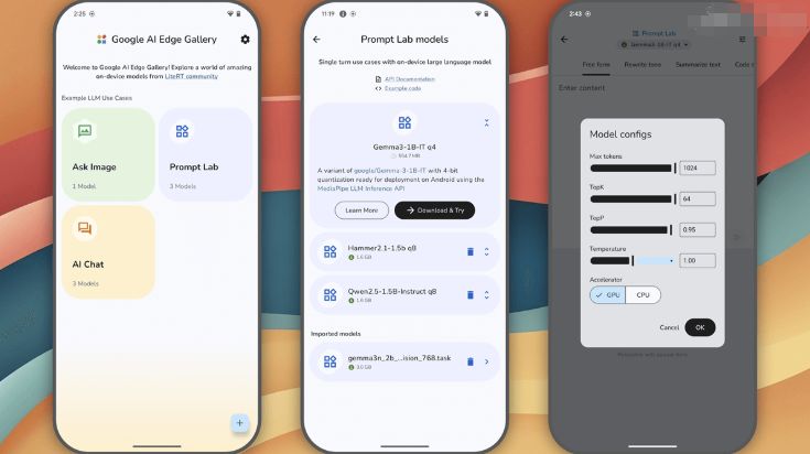 Google Al Edge Gallery-支持离线运行AI模型无需联网即可使用-微丽宝（丽宝云）